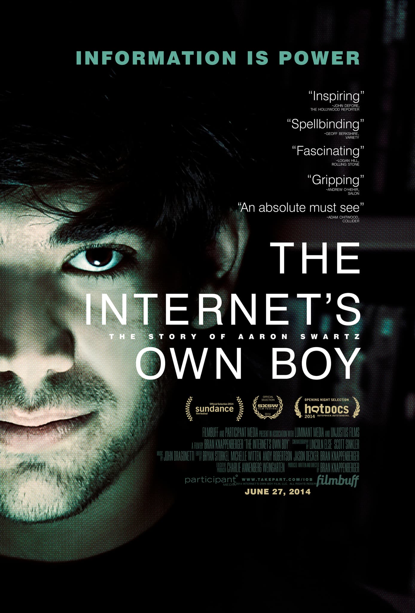 The Internet's Own Boy: The Story of Aaron Swartz