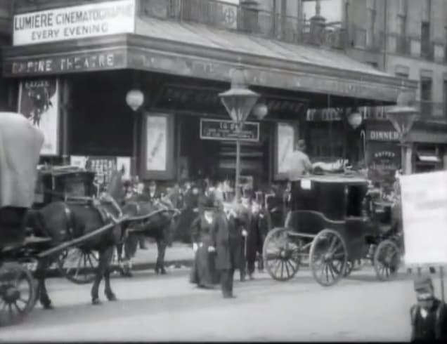 Londres, Entrée du cinématographe