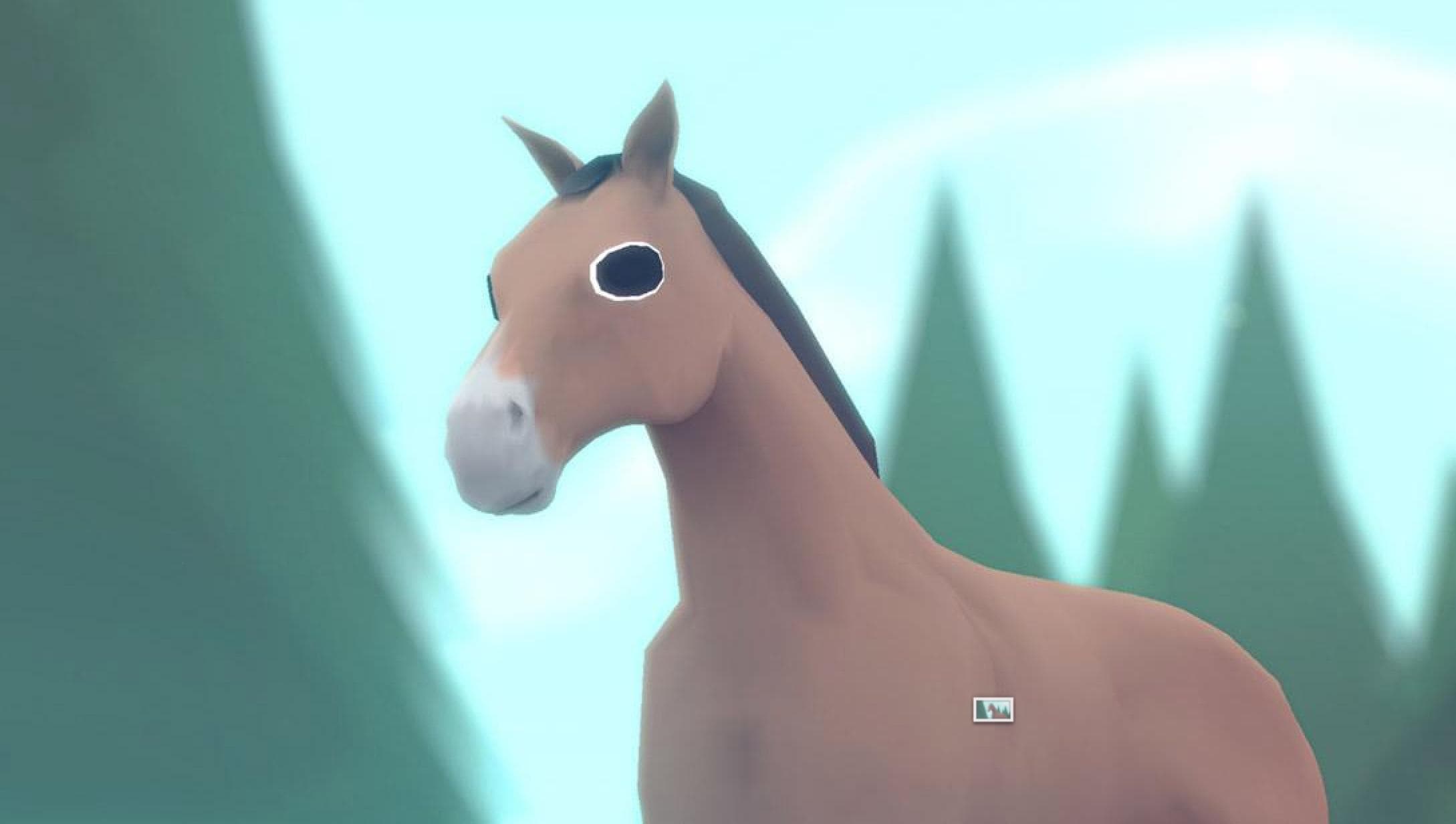The Horse Raised by Spheres