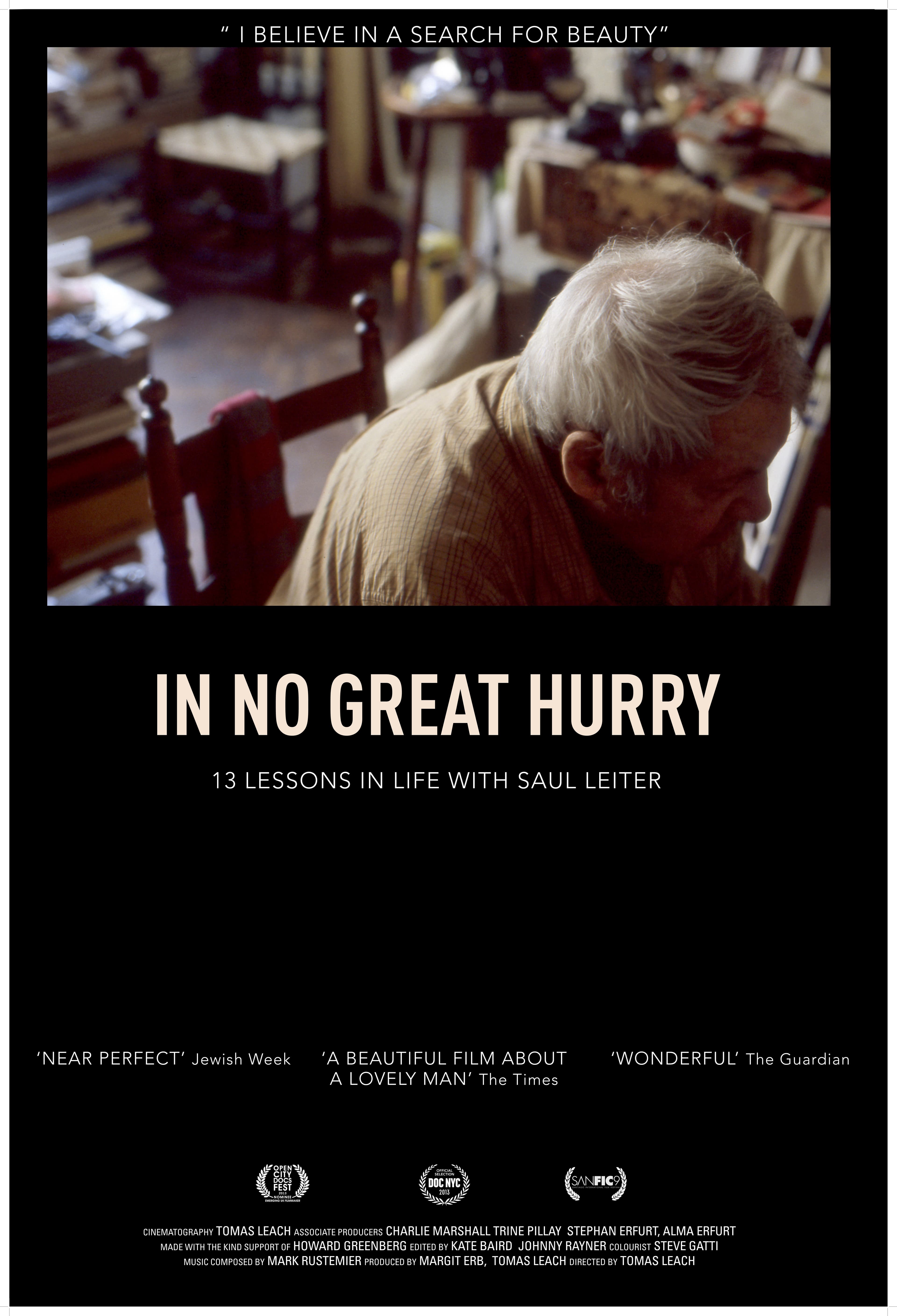 In No Great Hurry: 13 Lessons in Life with Saul Leiter