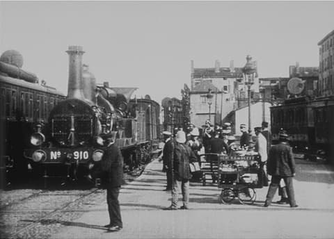 Arrivée d'un train à Perrache
