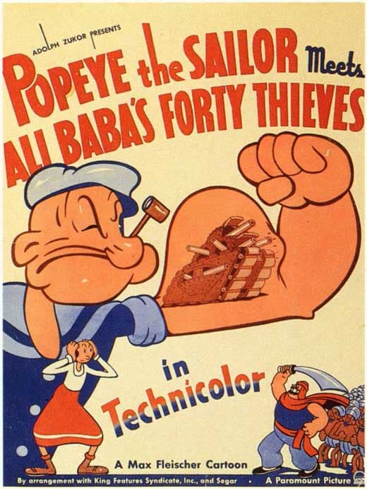 Popeye the Sailor Meets Ali Baba's Forty Thieves