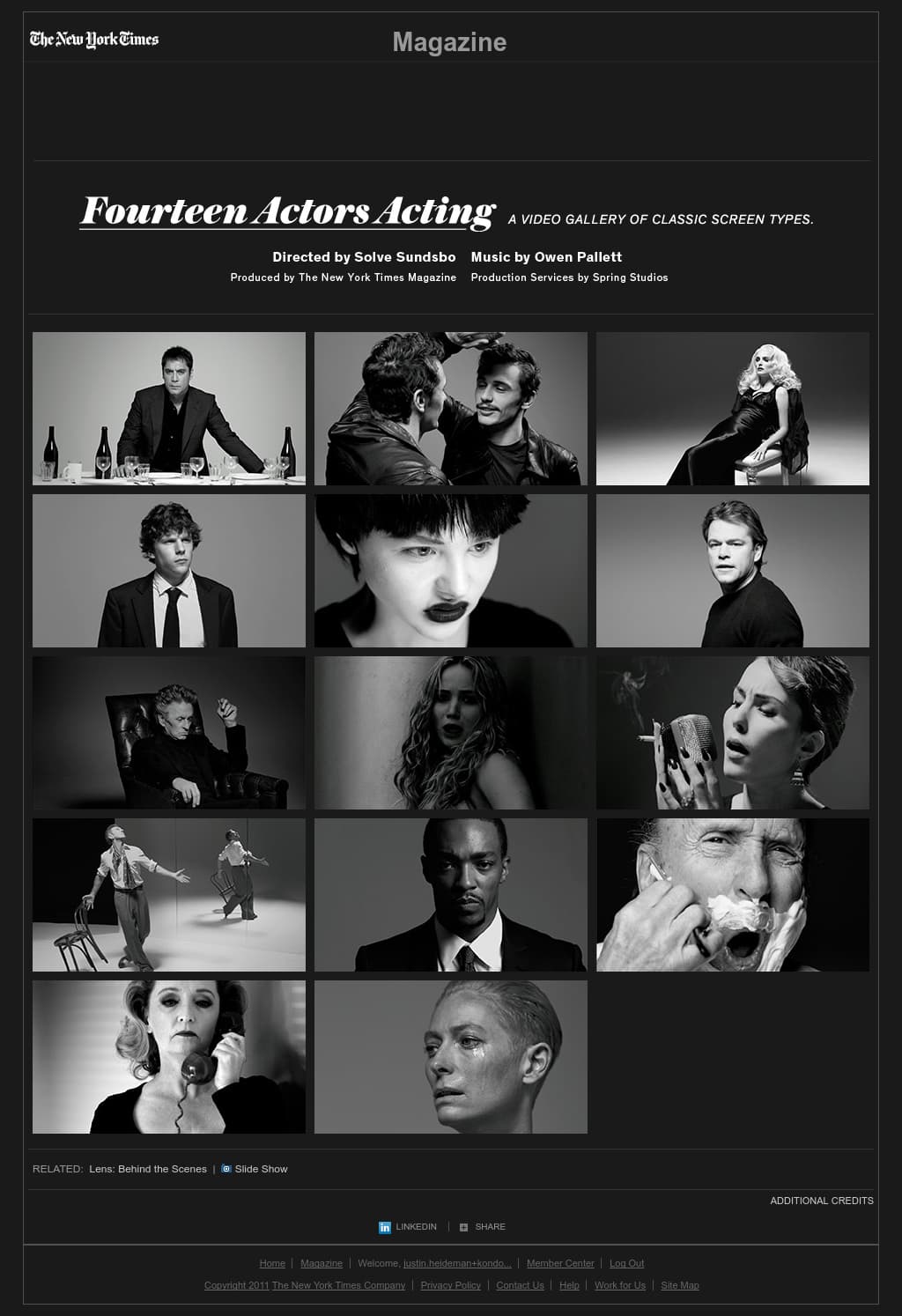 14 Actors Acting