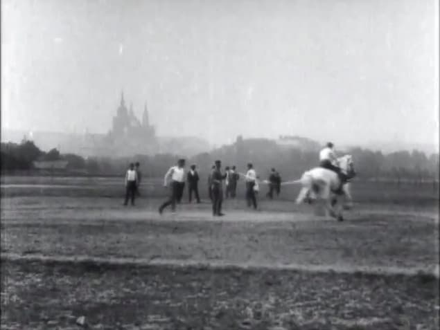 Voltige à cheval à Prague