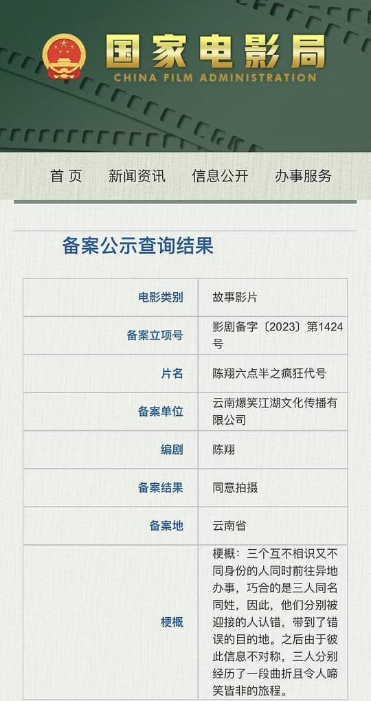 陈翔六点半之疯狂代号